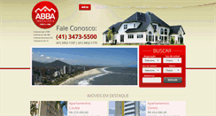 Desktop Screenshot of imobiliariaabba.com.br